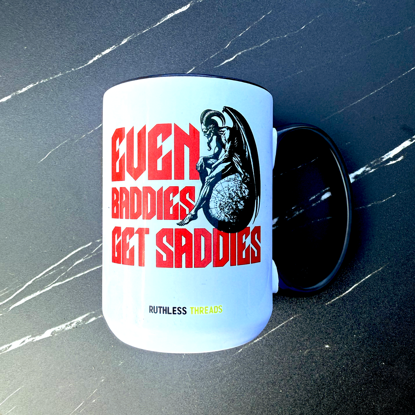 Even Baddies Get Saddies 15 oz Coffee Mug