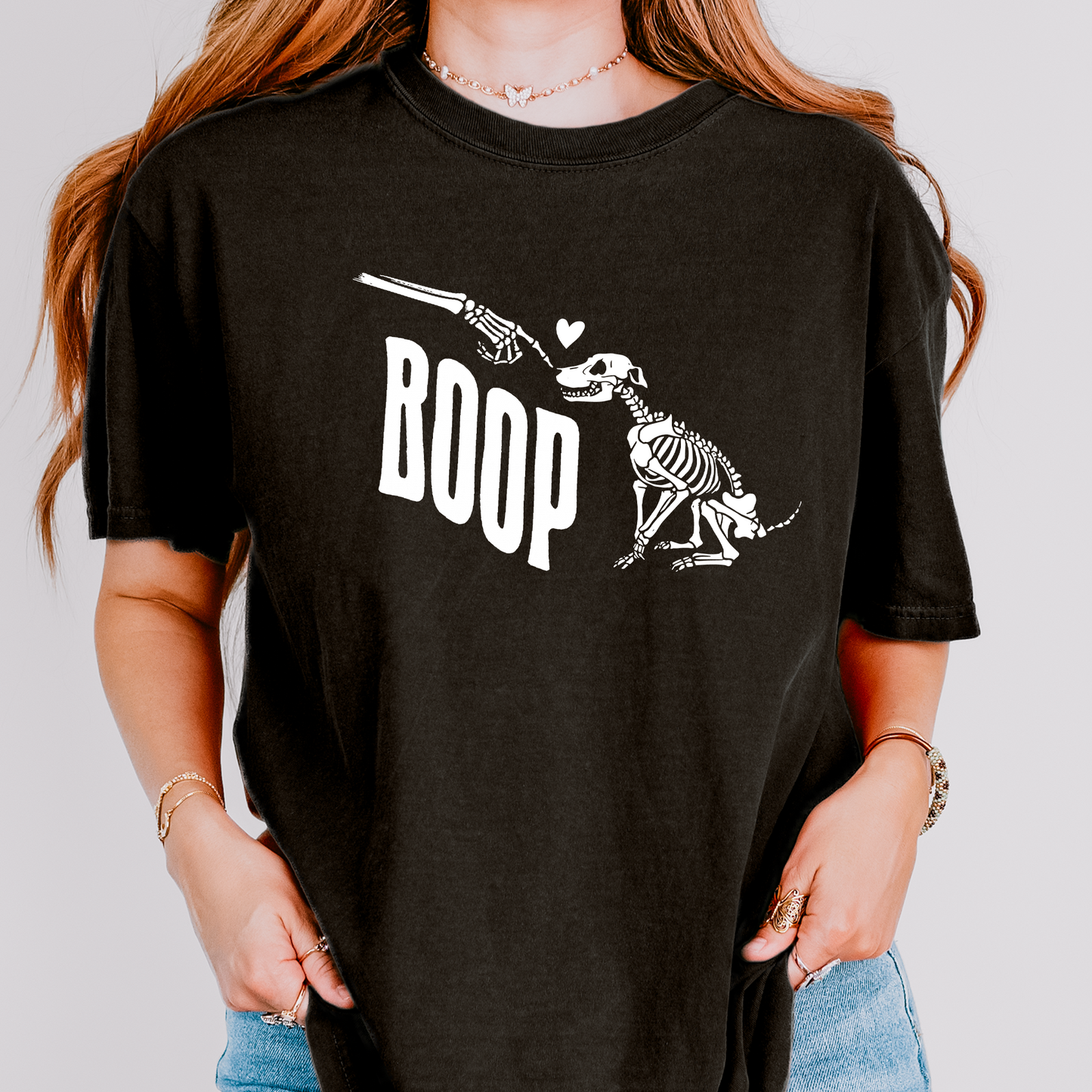 Boop Skeleton Dog Lover T-Shirt