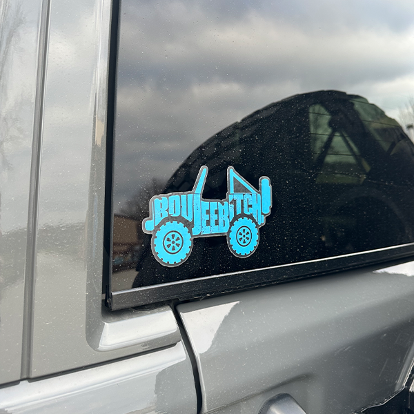 Boujee Bitch Transparent Off-Road 4x4 Decal