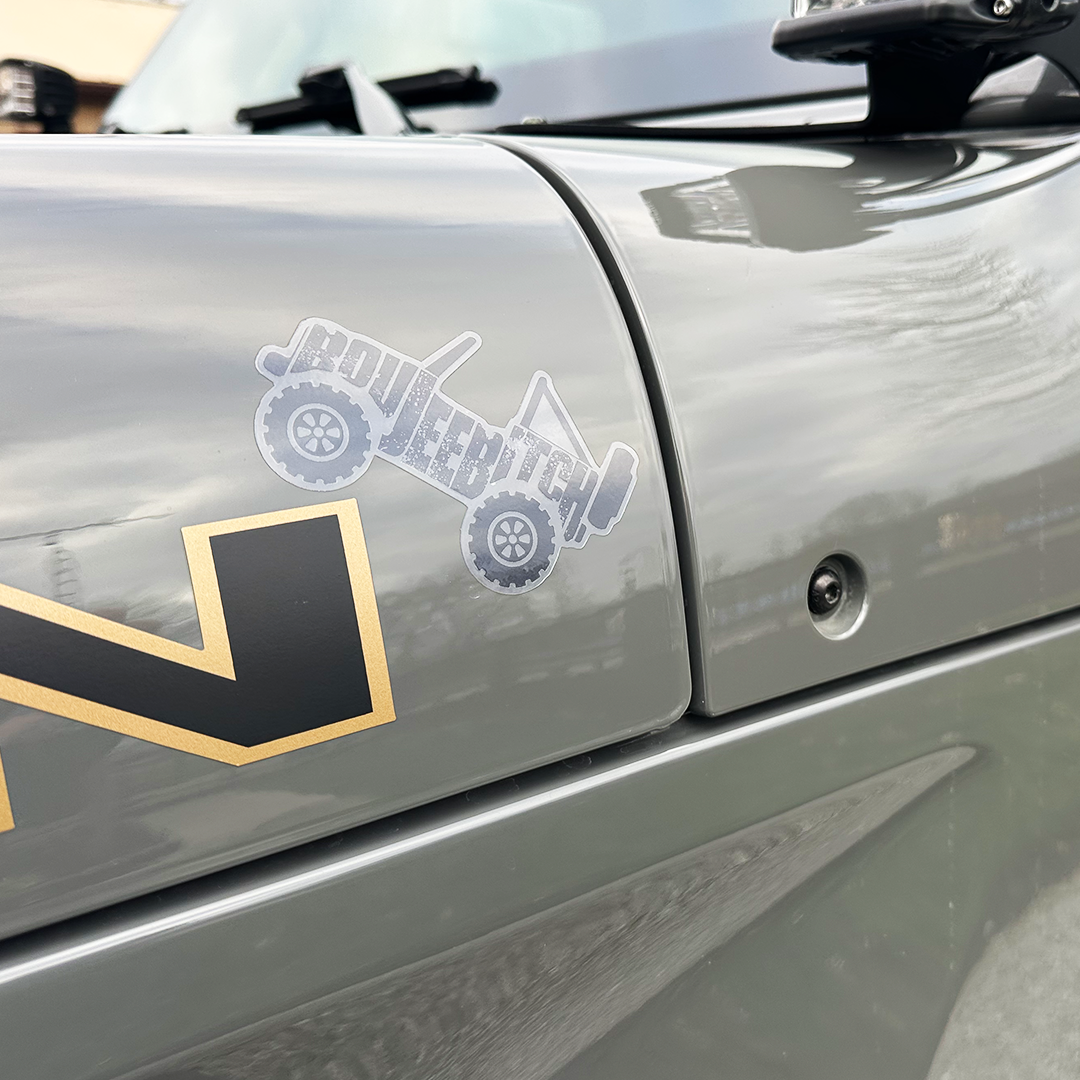 Boujee Bitch Transparent Off-Road 4x4 Decal