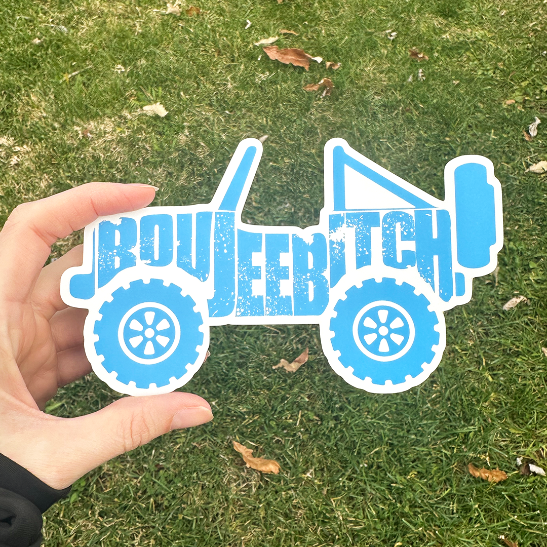 Boujee Bitch Transparent Off-Road 4x4 Decal