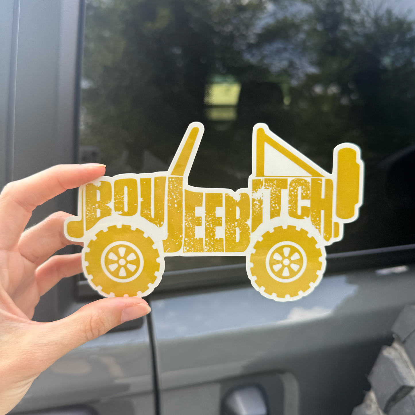 Boujee Bitch Transparent Off-Road 4x4 Decal
