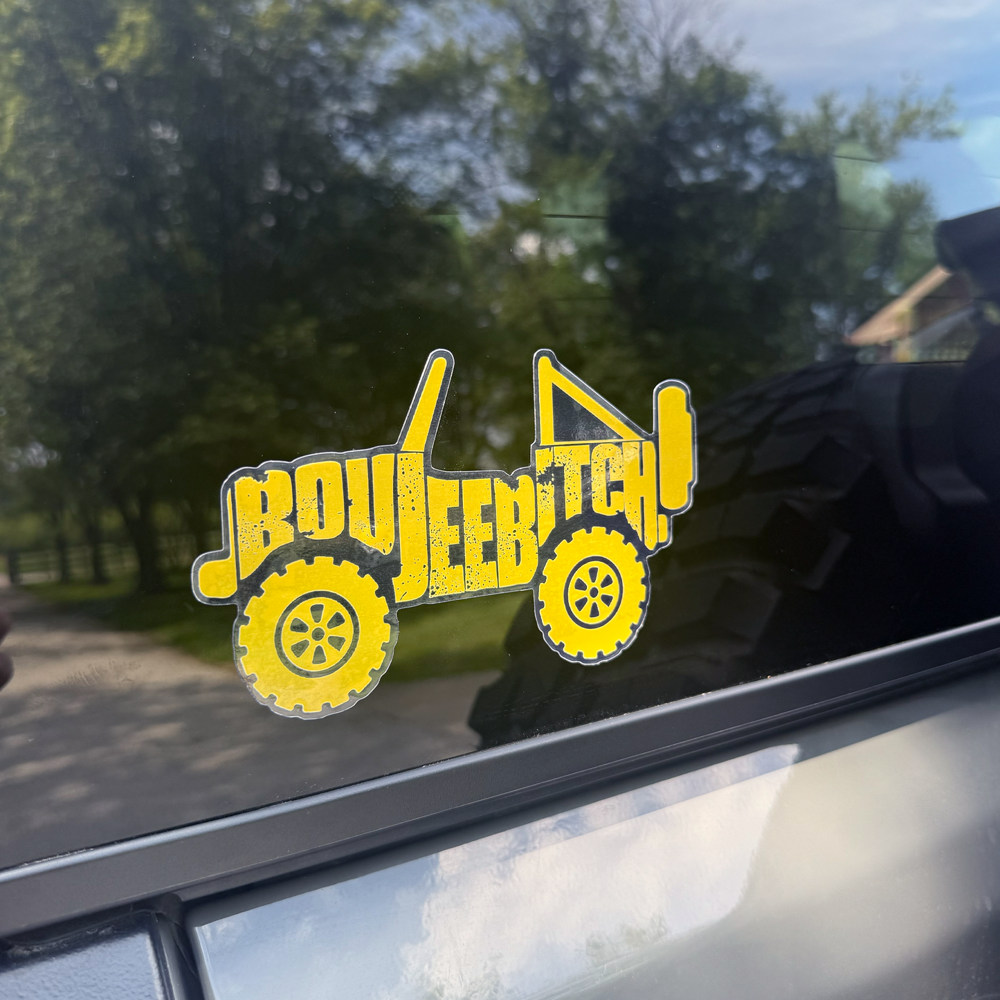 Boujee Bitch Transparent Off-Road 4x4 Decal
