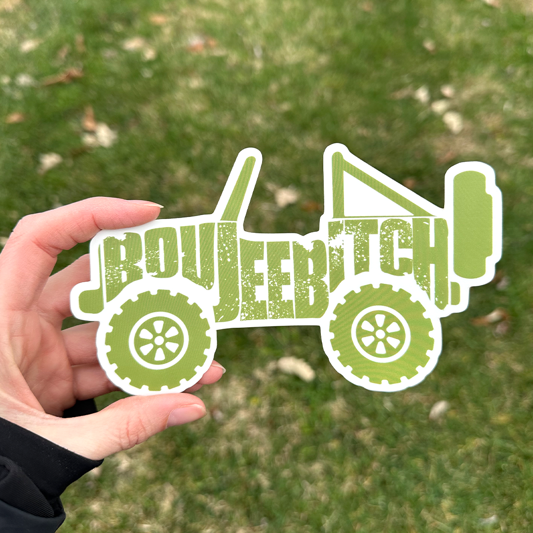 Boujee Bitch Transparent Off-Road 4x4 Decal