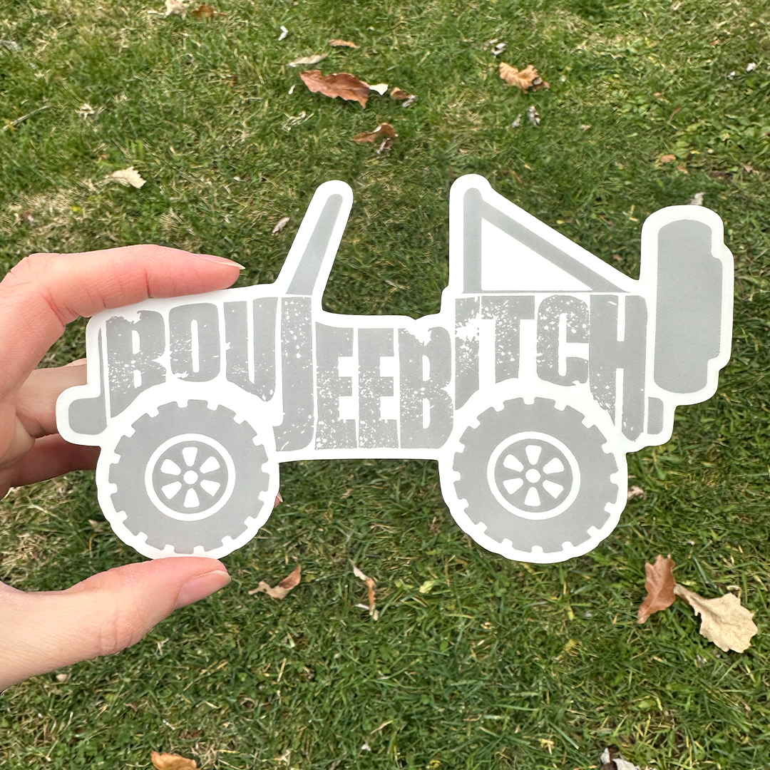 Boujee Bitch Transparent Off-Road 4x4 Decal
