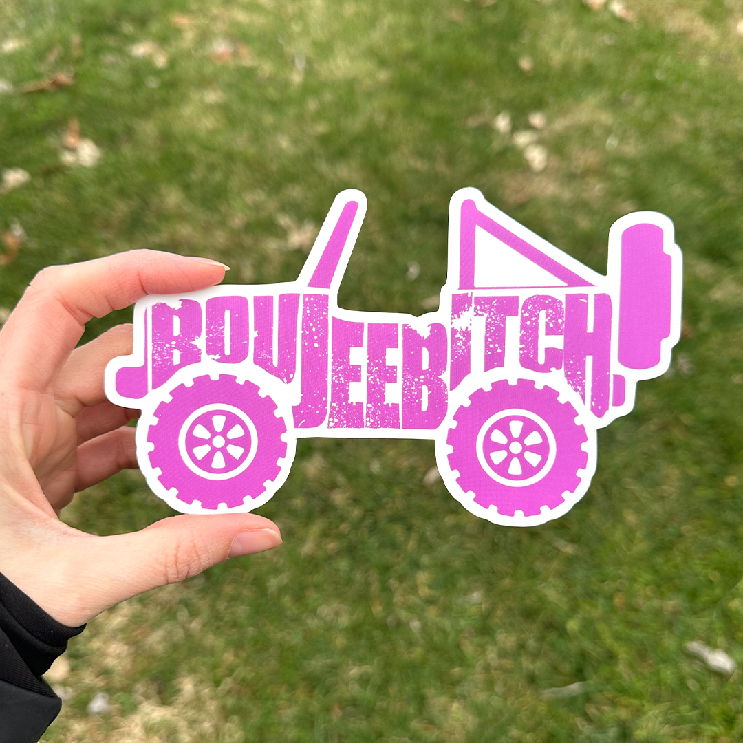 Boujee Bitch Transparent Off-Road 4x4 Decal