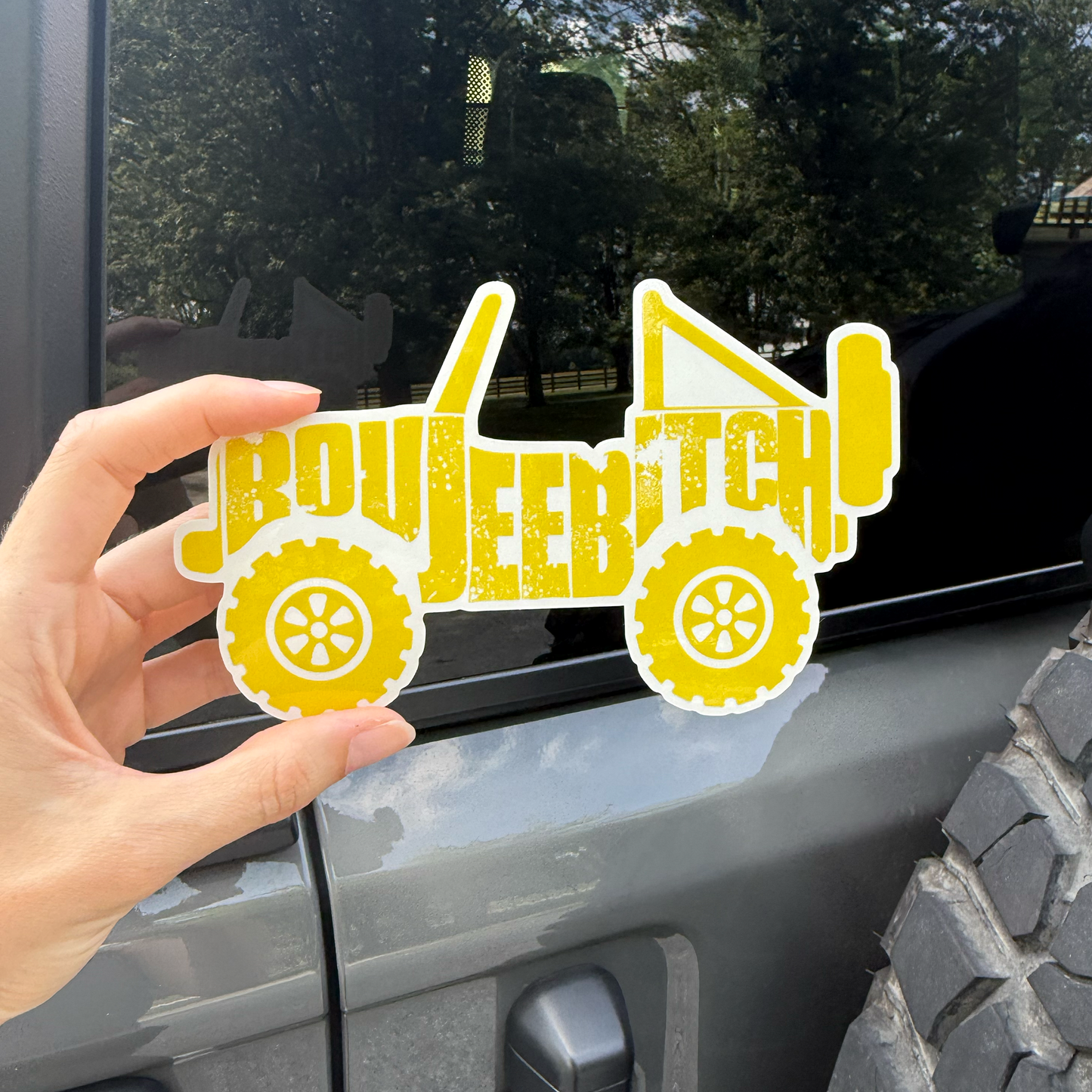 Boujee Bitch Transparent Off-Road 4x4 Decal