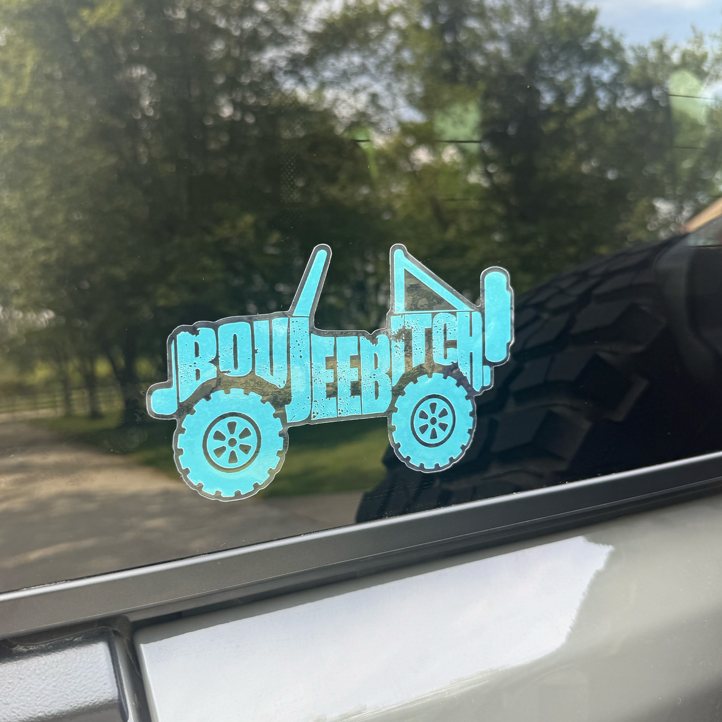 Boujee Bitch Transparent Off-Road 4x4 Decal
