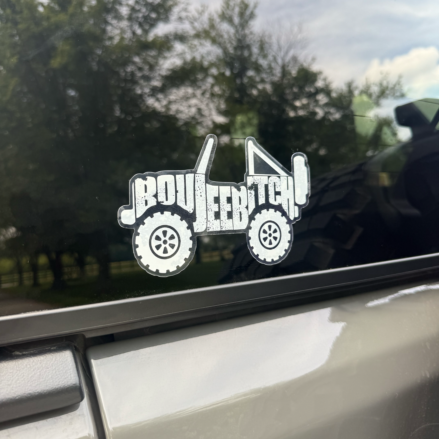 Boujee Bitch Transparent Off-Road 4x4 Decal