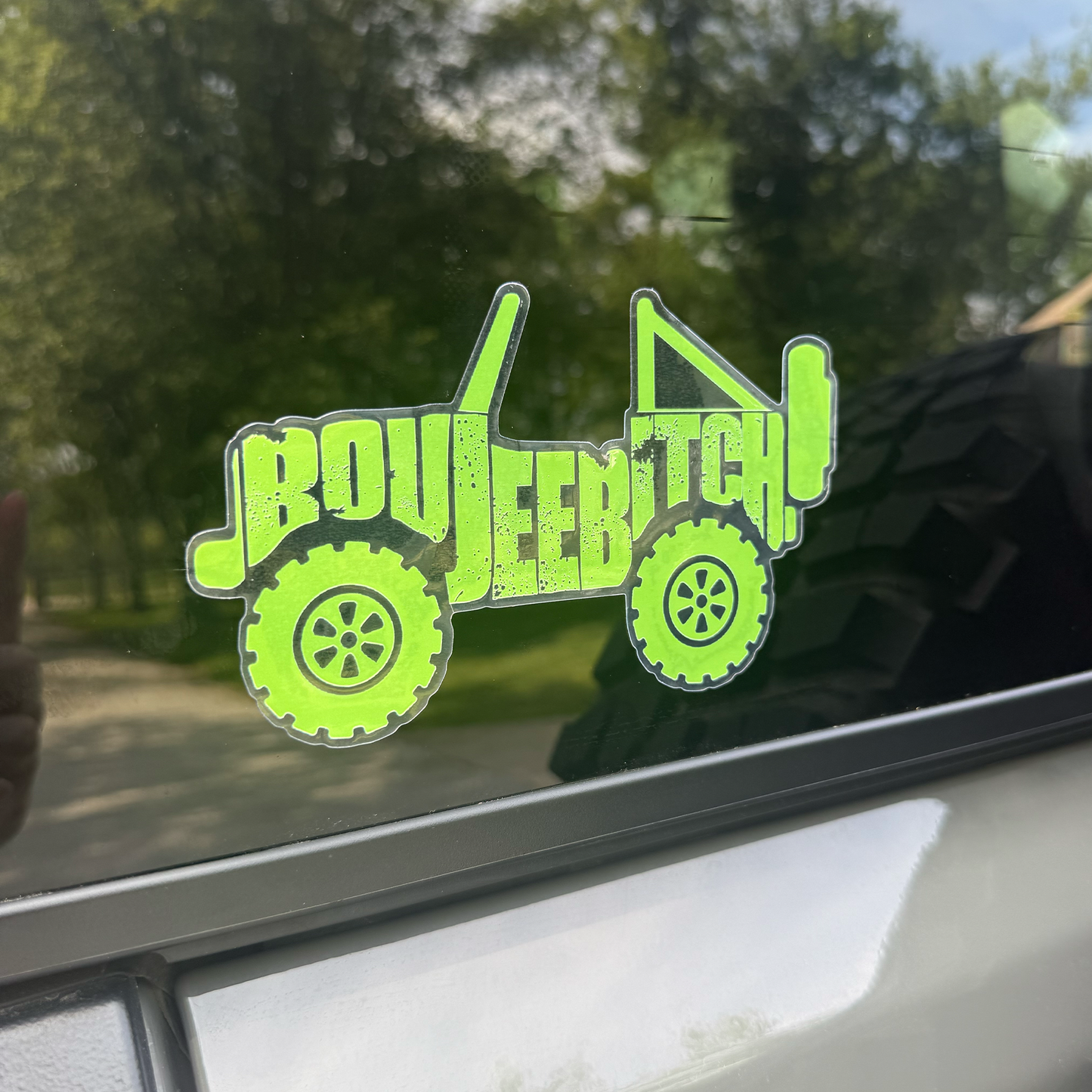 Boujee Bitch Transparent Off-Road 4x4 Decal