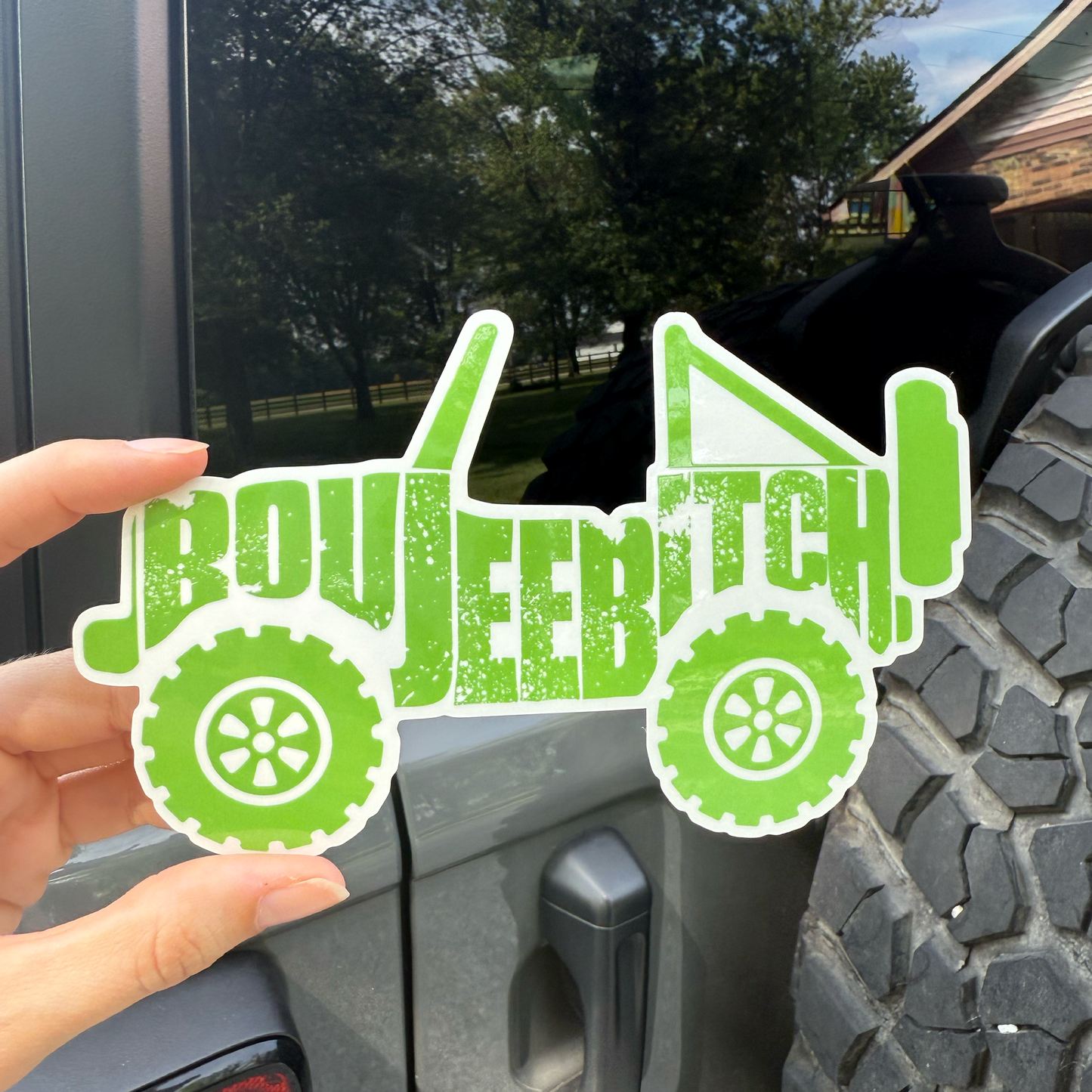 Boujee Bitch Transparent Off-Road 4x4 Decal
