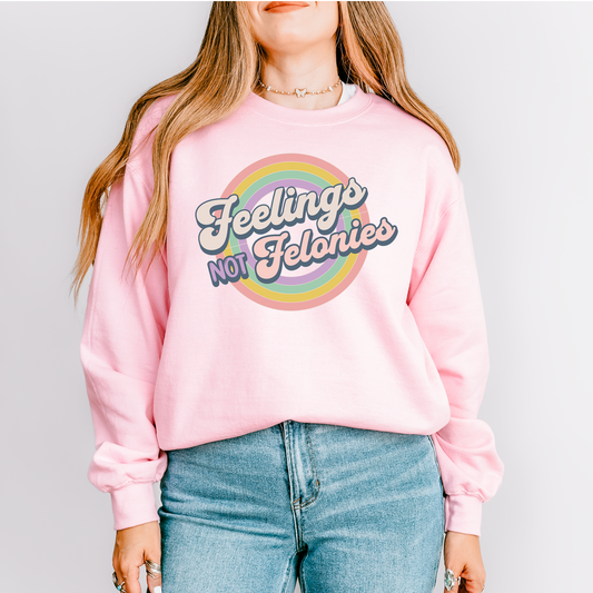Feelings Not Felonies Sweatshirt