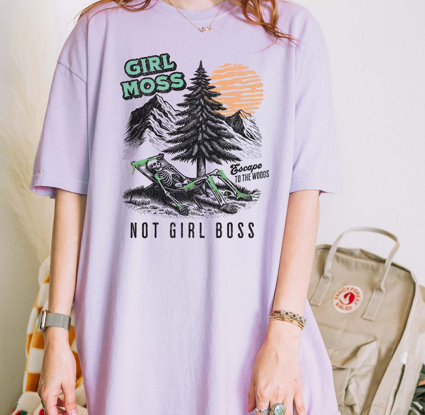 Girl Moss Not Girl Boss Nature Lover T-Shirt