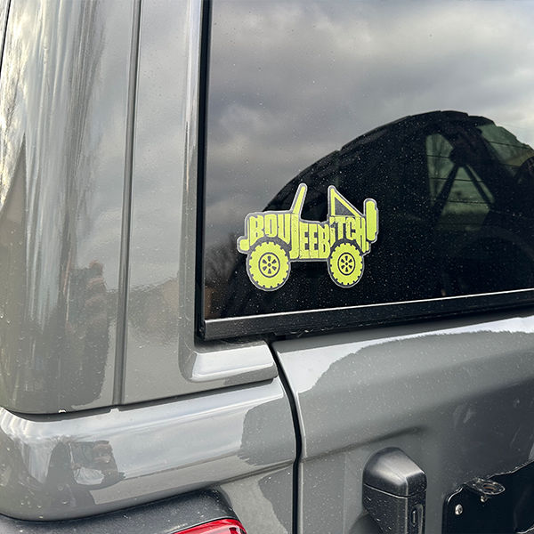 Boujee Bitch Transparent Off-Road 4x4 Decal