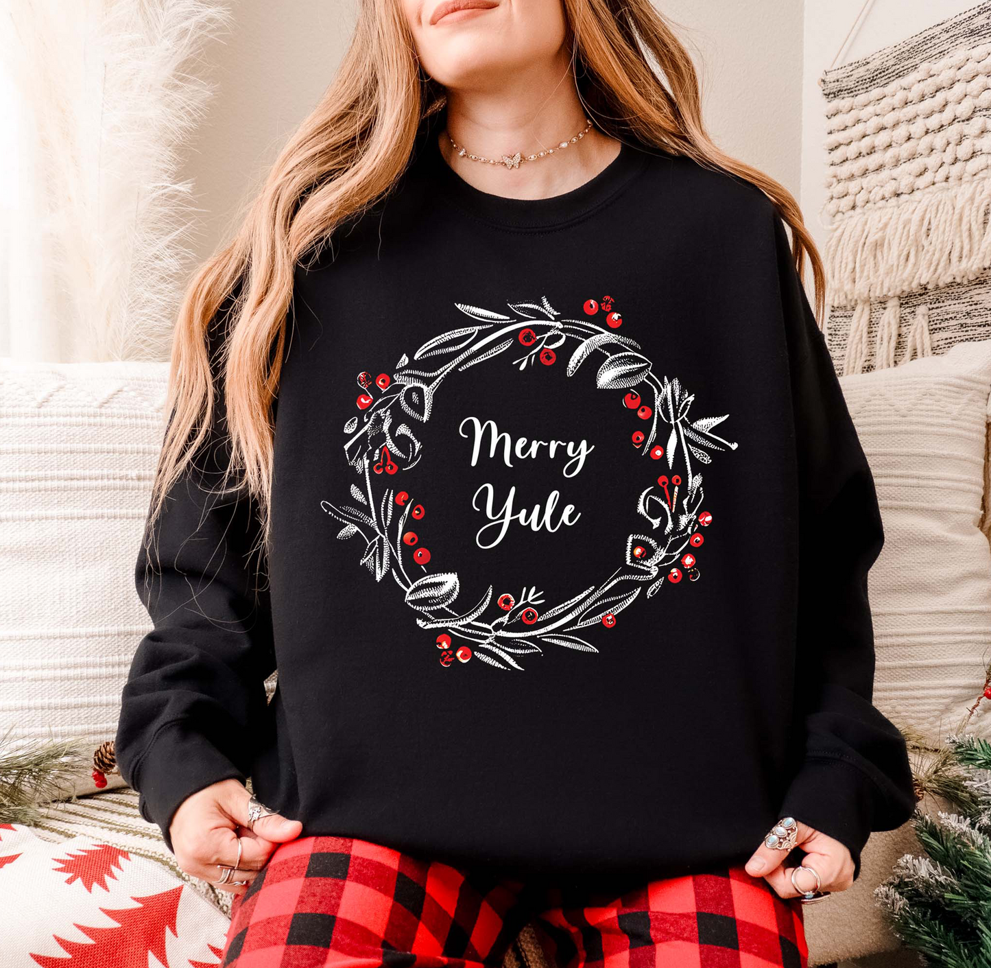 Merry Yule Pagan Christmas Sweatshirt
