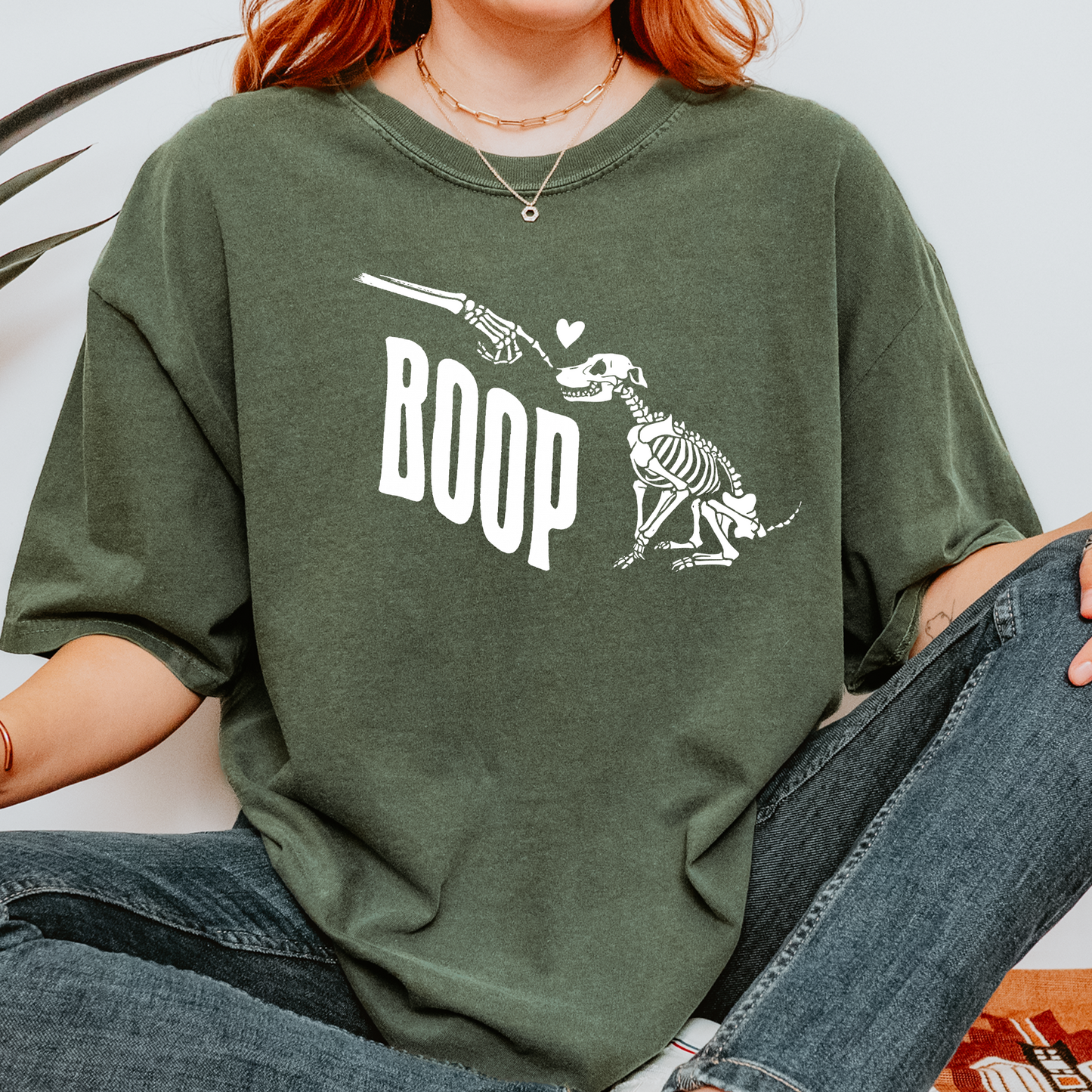 Boop Skeleton Dog Lover T-Shirt
