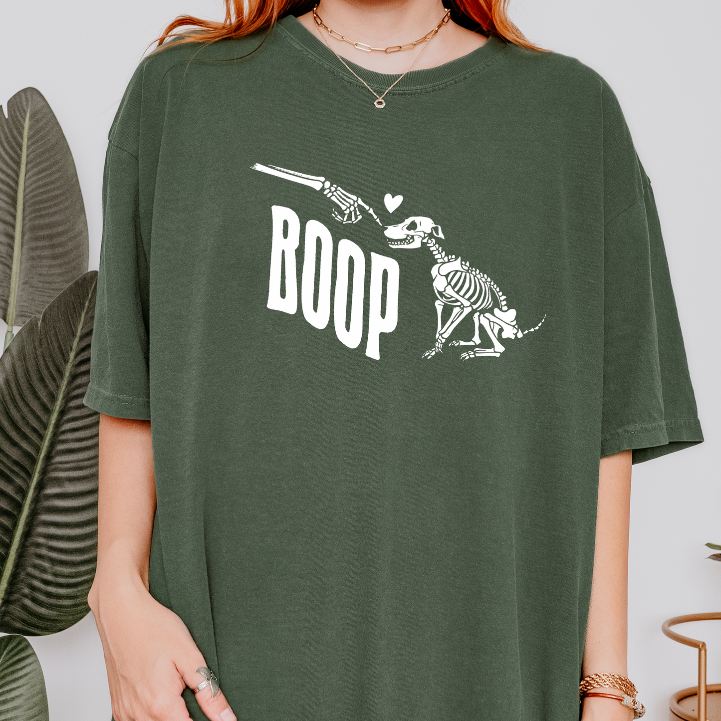 Boop Skeleton Dog Lover T-Shirt
