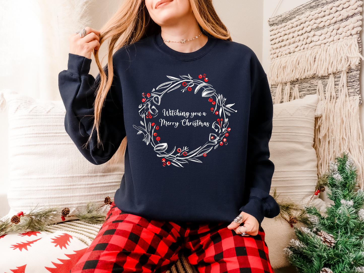 Witching You a Merry Christmas Sweatshirt