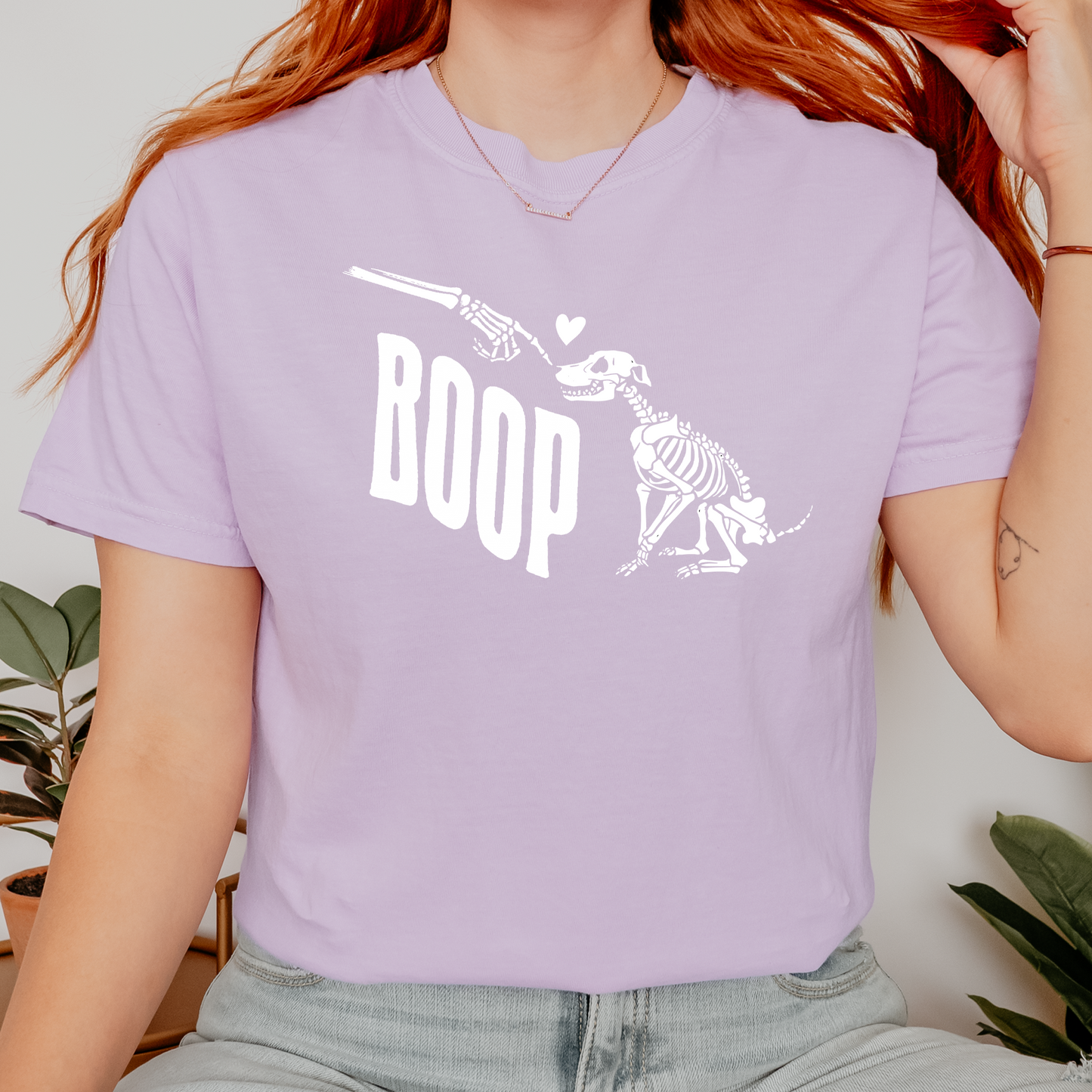 Boop Skeleton Dog Lover T-Shirt