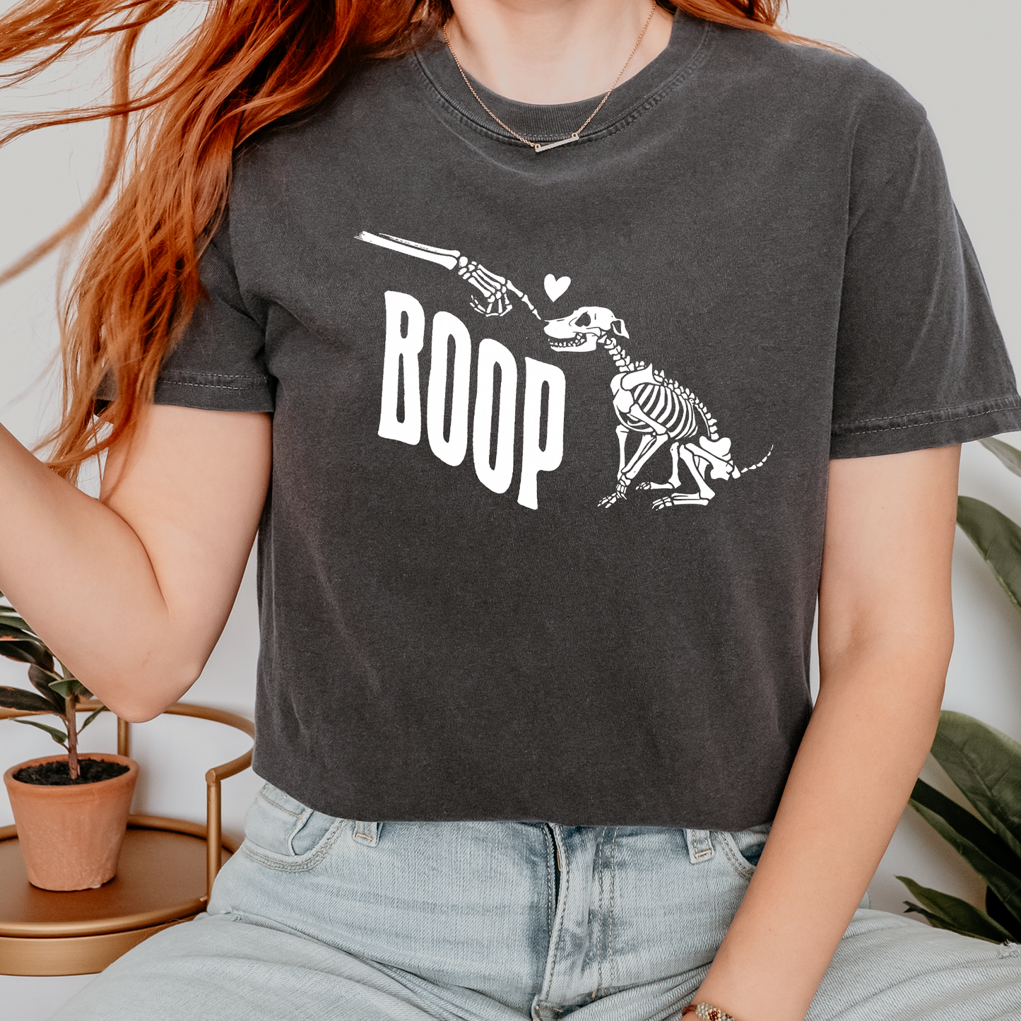 Boop Skeleton Dog Lover T-Shirt