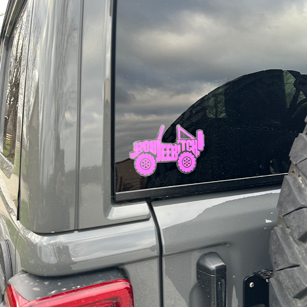 Boujee Bitch Transparent Off-Road 4x4 Decal