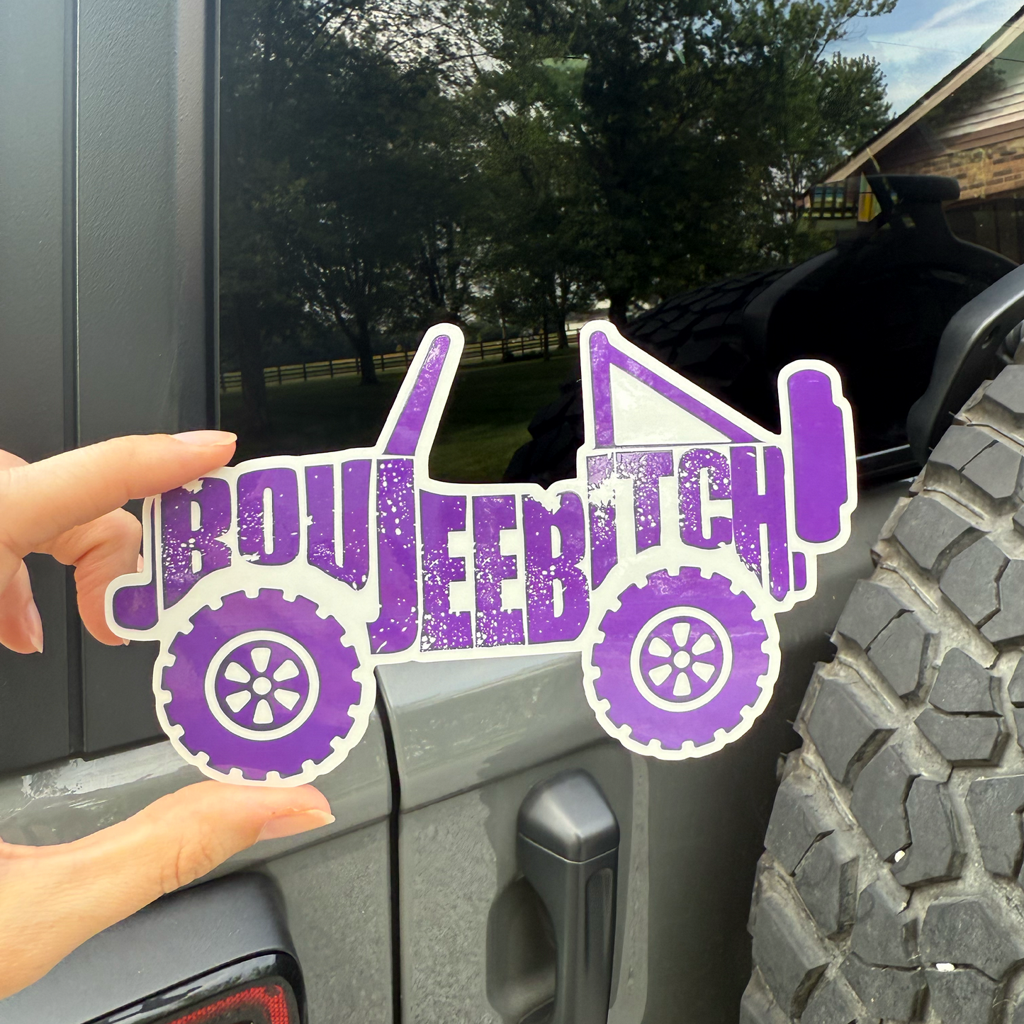 Boujee Bitch Transparent Off-Road 4x4 Decal
