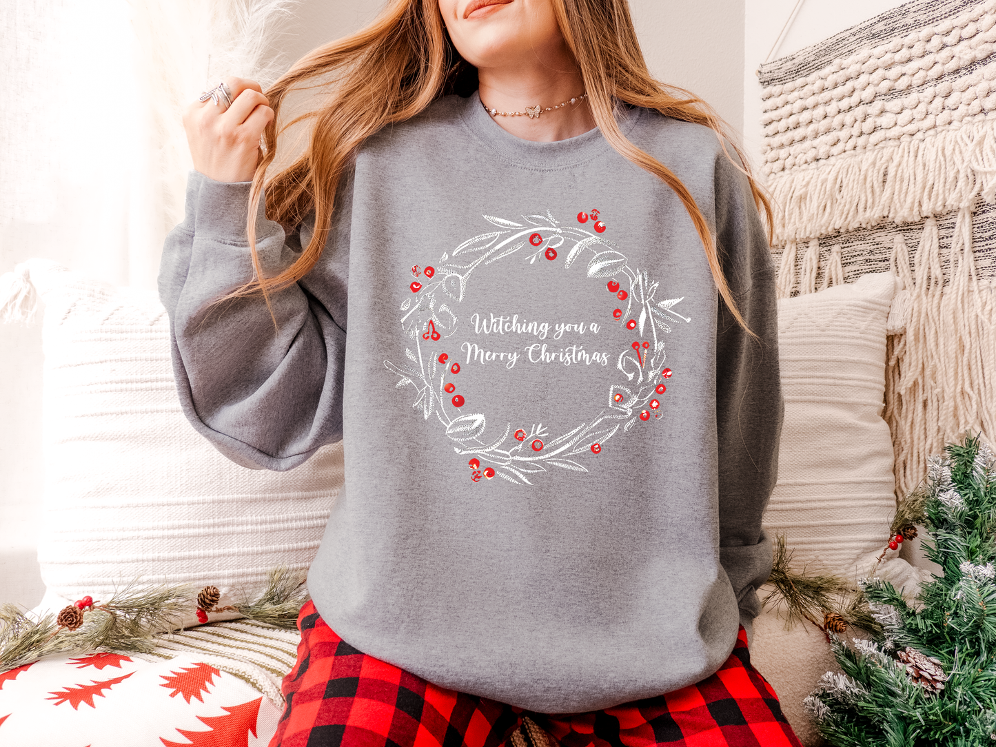 Witching You a Merry Christmas Sweatshirt