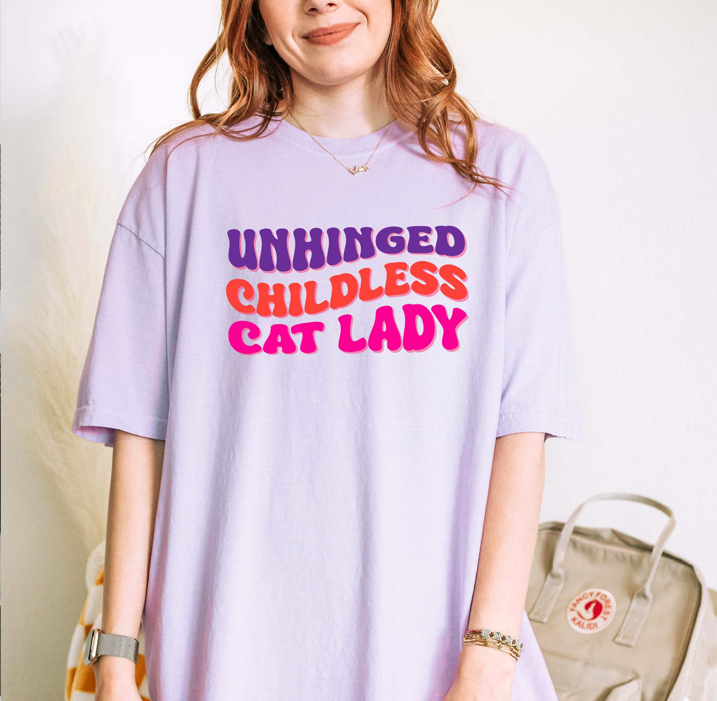 Unhinged Childless Cat Lady T-Shirt