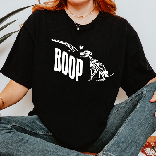 Boop Skeleton Dog Lover T-Shirt