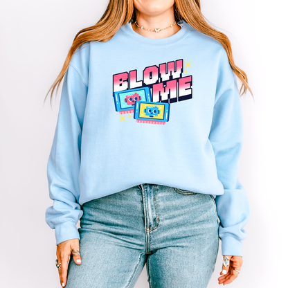 Blow Me Retro Gaming Sweatshirt