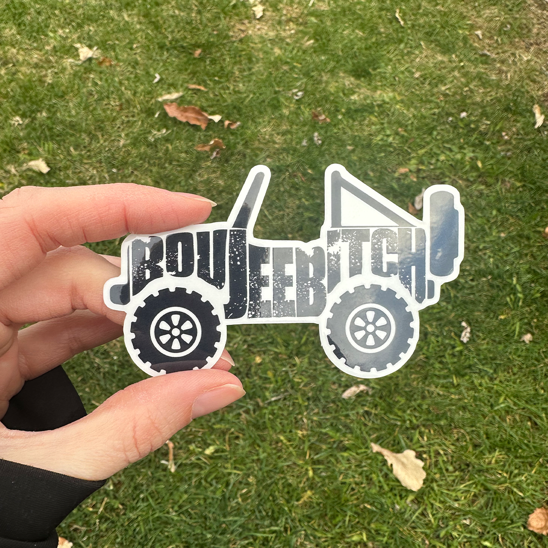 Boujee Bitch Transparent Off-Road 4x4 Decal