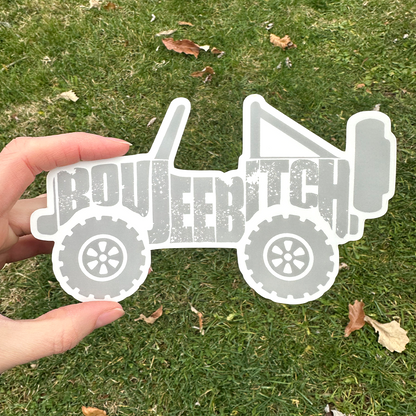 Boujee Bitch Transparent Off-Road 4x4 Decal