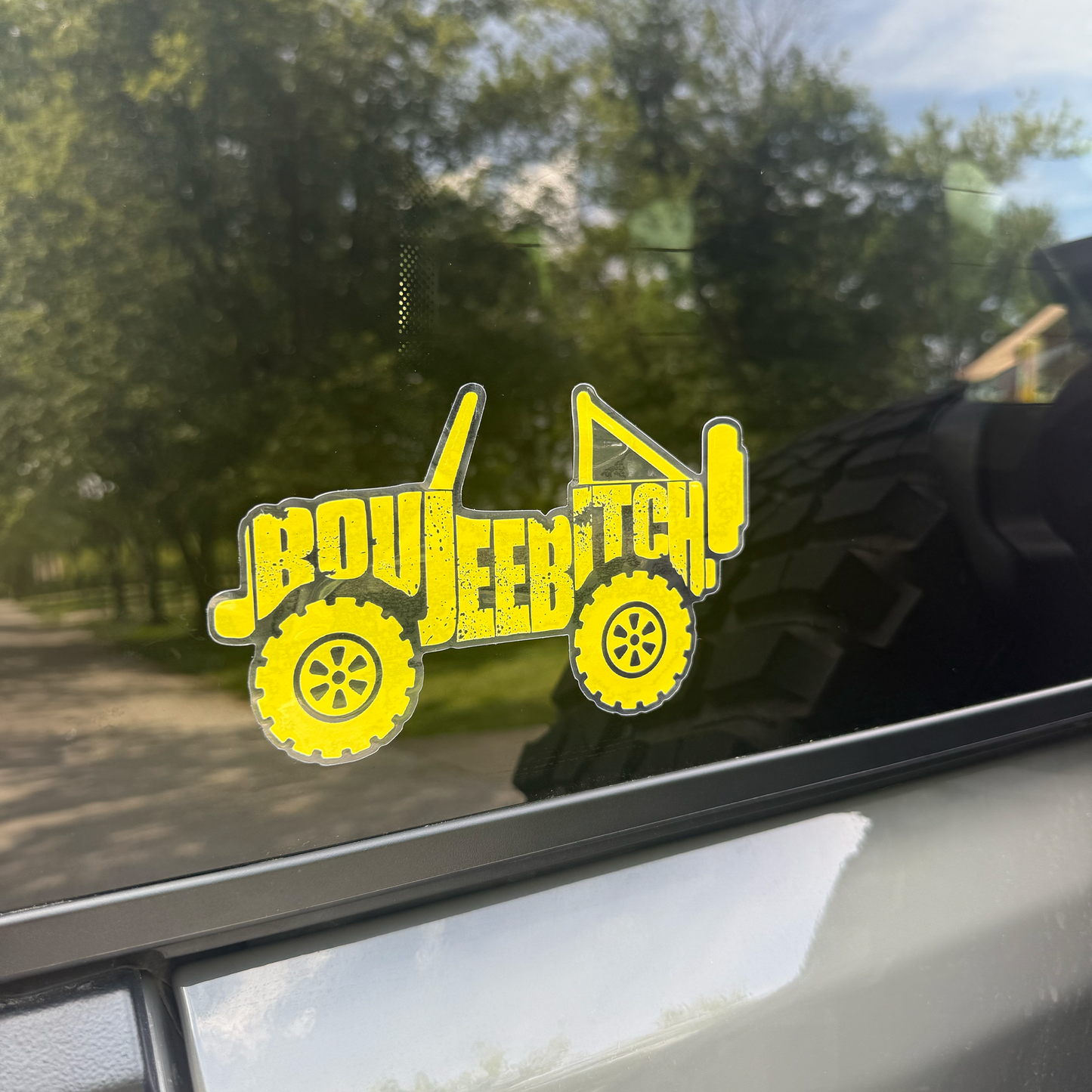 Boujee Bitch Transparent Off-Road 4x4 Decal