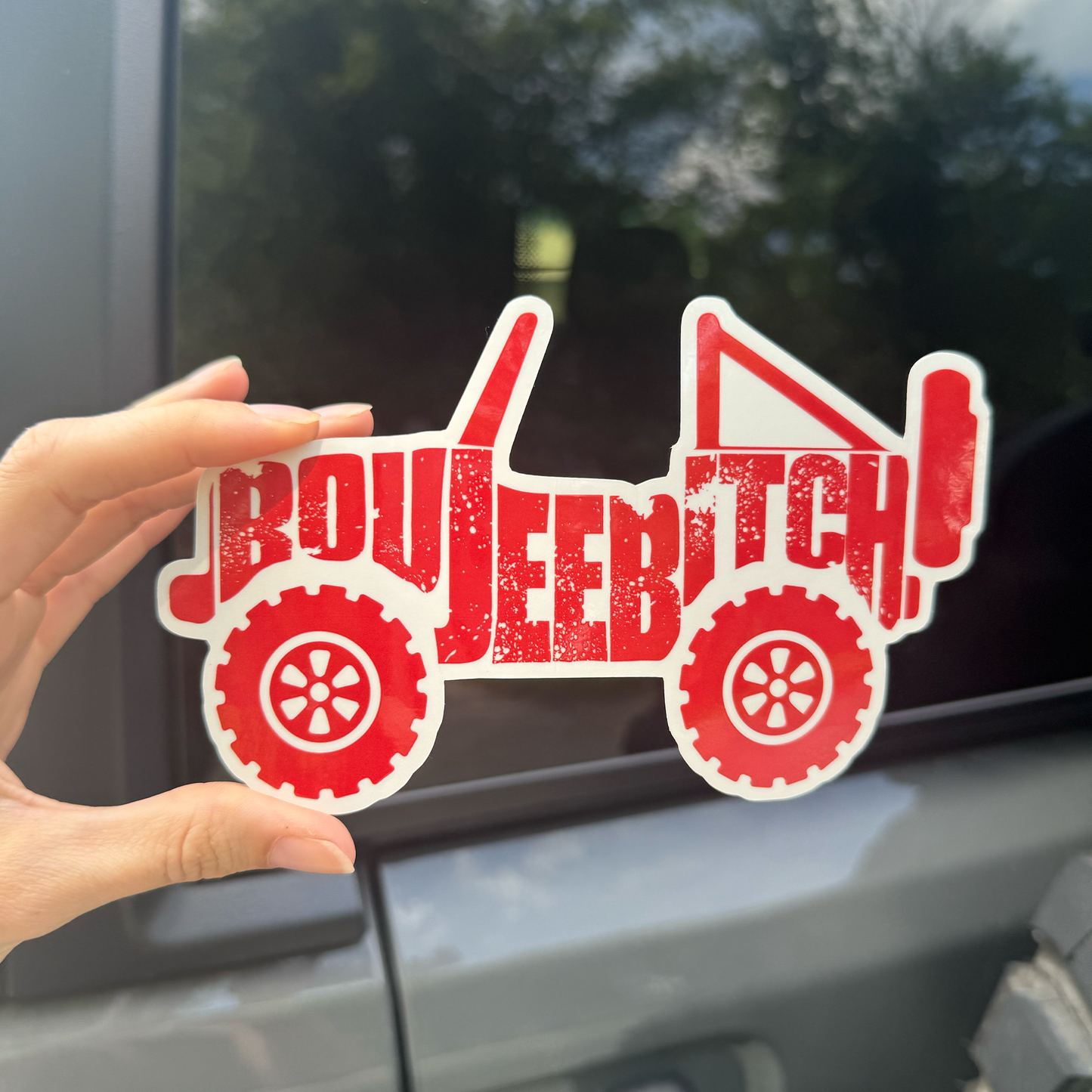 Boujee Bitch Transparent Off-Road 4x4 Decal
