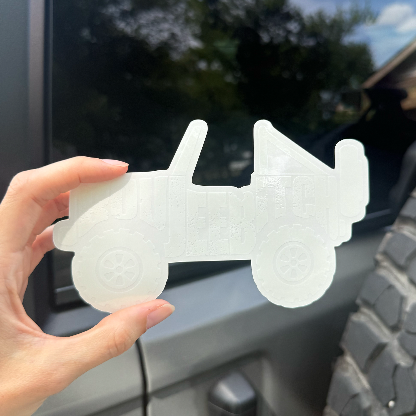 Boujee Bitch Transparent Off-Road 4x4 Decal