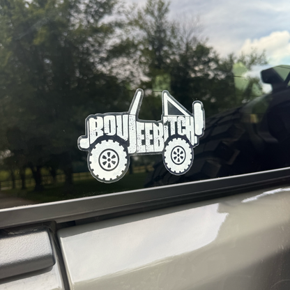 Boujee Bitch Transparent Off-Road 4x4 Decal