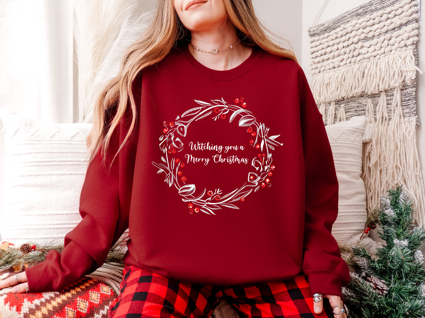 Witching You a Merry Christmas Sweatshirt