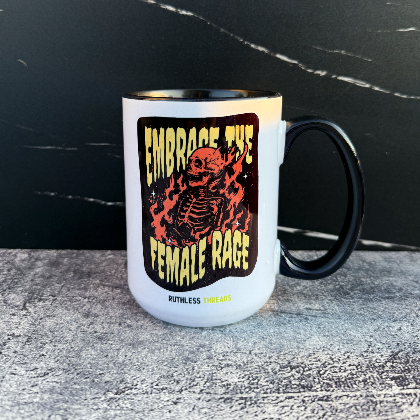 Embrace the Female Rage 15 oz Coffee Mug