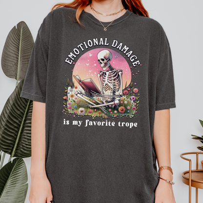 Emotional Damage Is my Favorite Trope Tee/Crewneck
