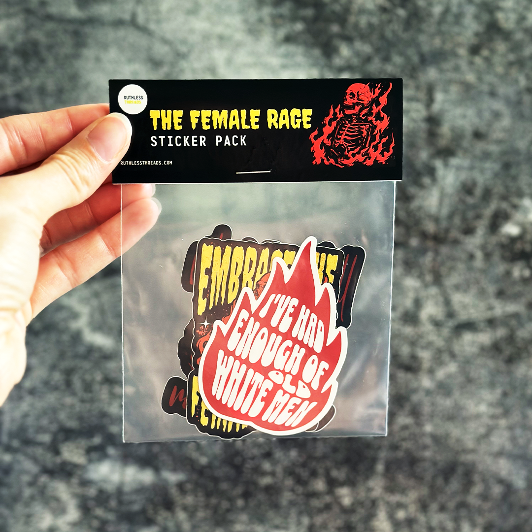 The Female Rage Sticker Pack