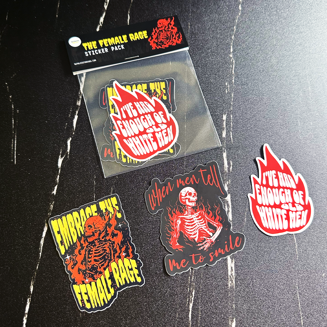The Female Rage Sticker Pack