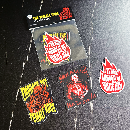 The Female Rage Sticker Pack