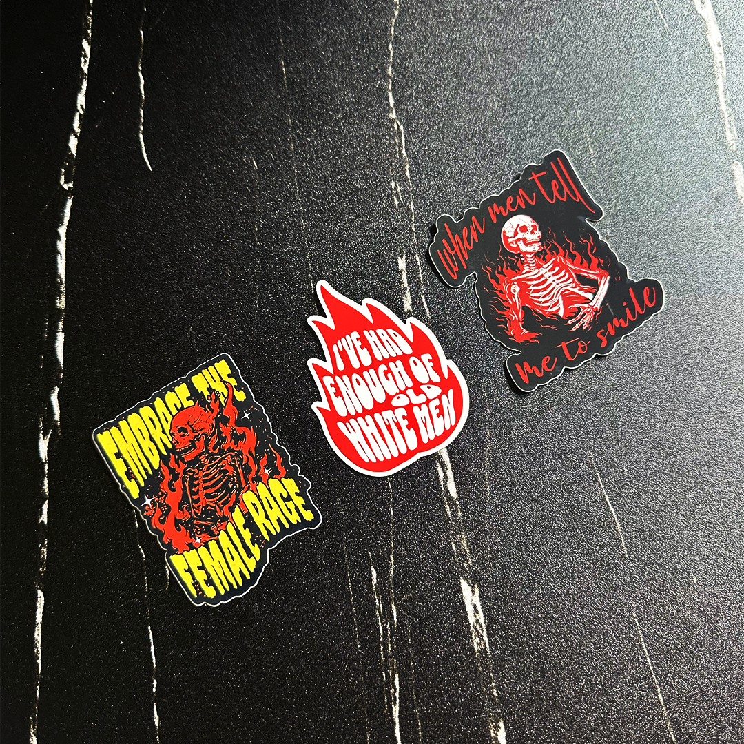 The Female Rage Sticker Pack