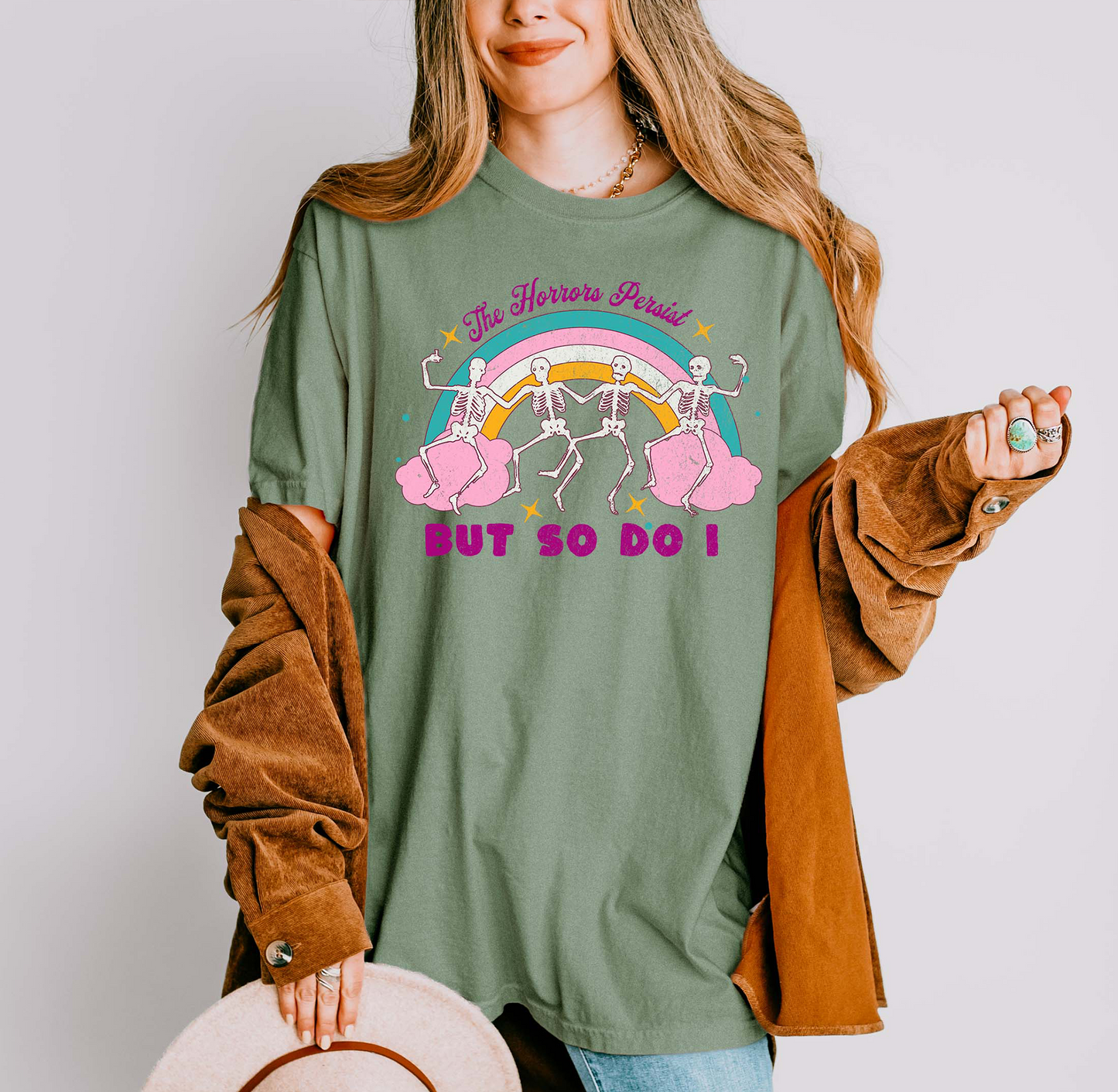 The Horrors Persist But So Do I T-Shirt