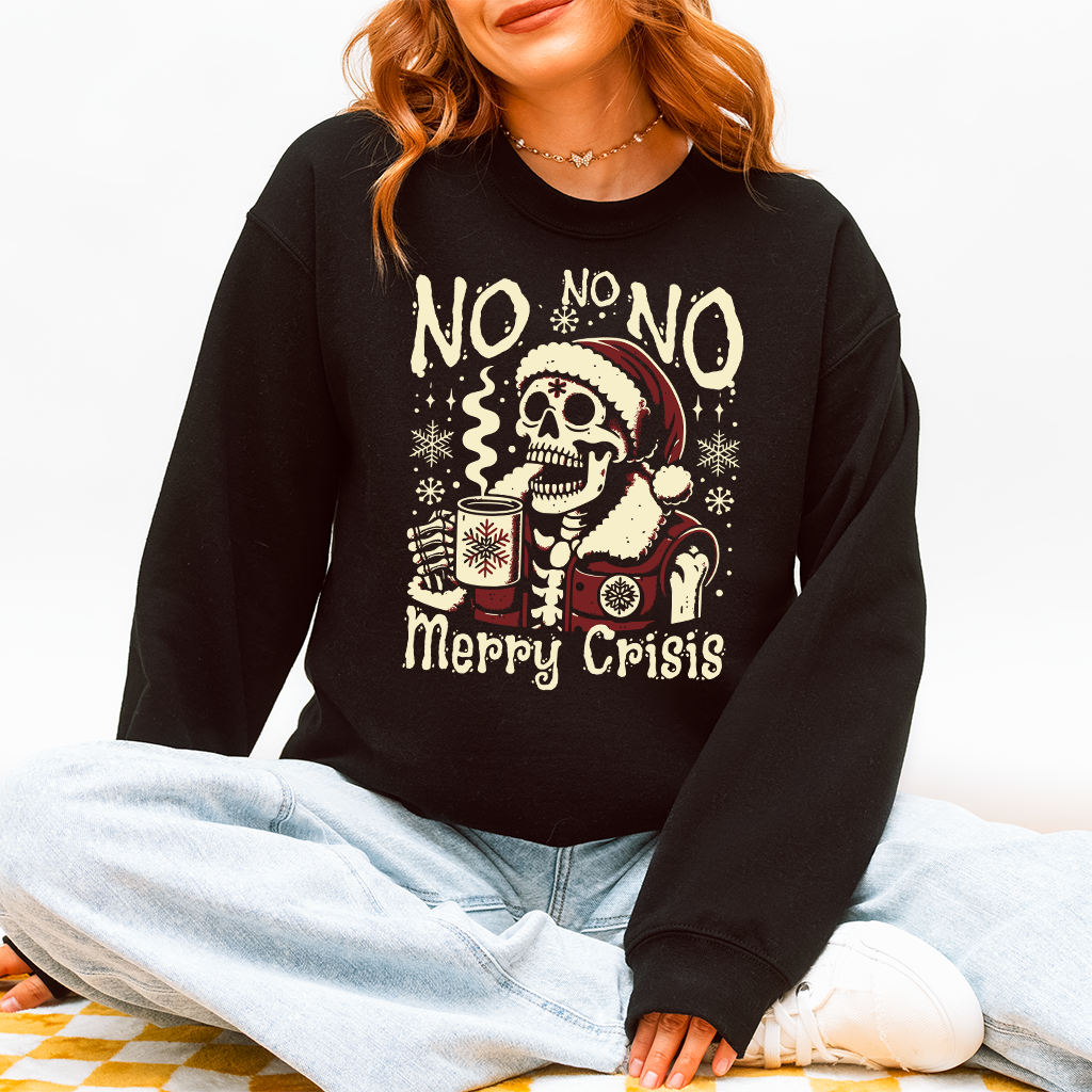 Merry Crisis Crewneck Sweatshirt