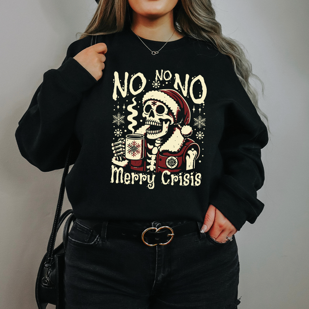 Merry Crisis Crewneck Sweatshirt