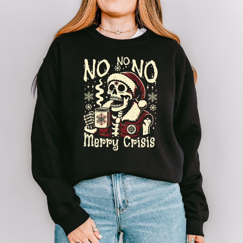 Merry Crisis Crewneck Sweatshirt