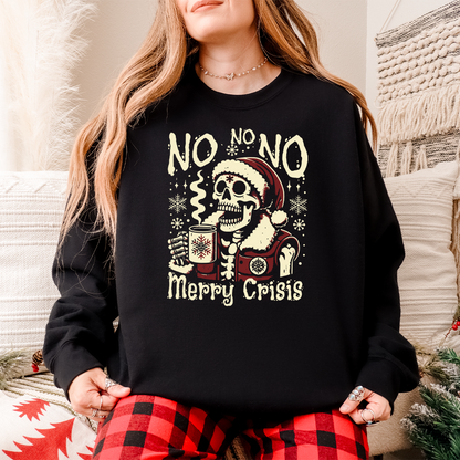 Merry Crisis Crewneck Sweatshirt