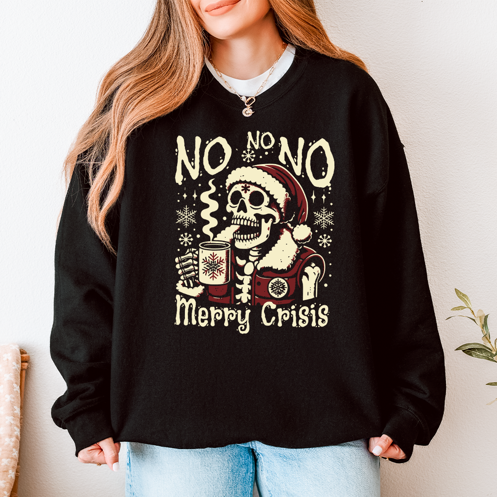 Merry Crisis Crewneck Sweatshirt