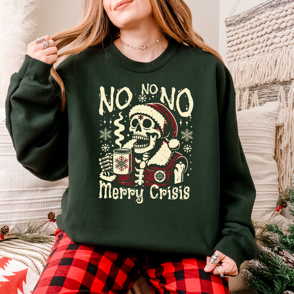 Merry Crisis Crewneck Sweatshirt